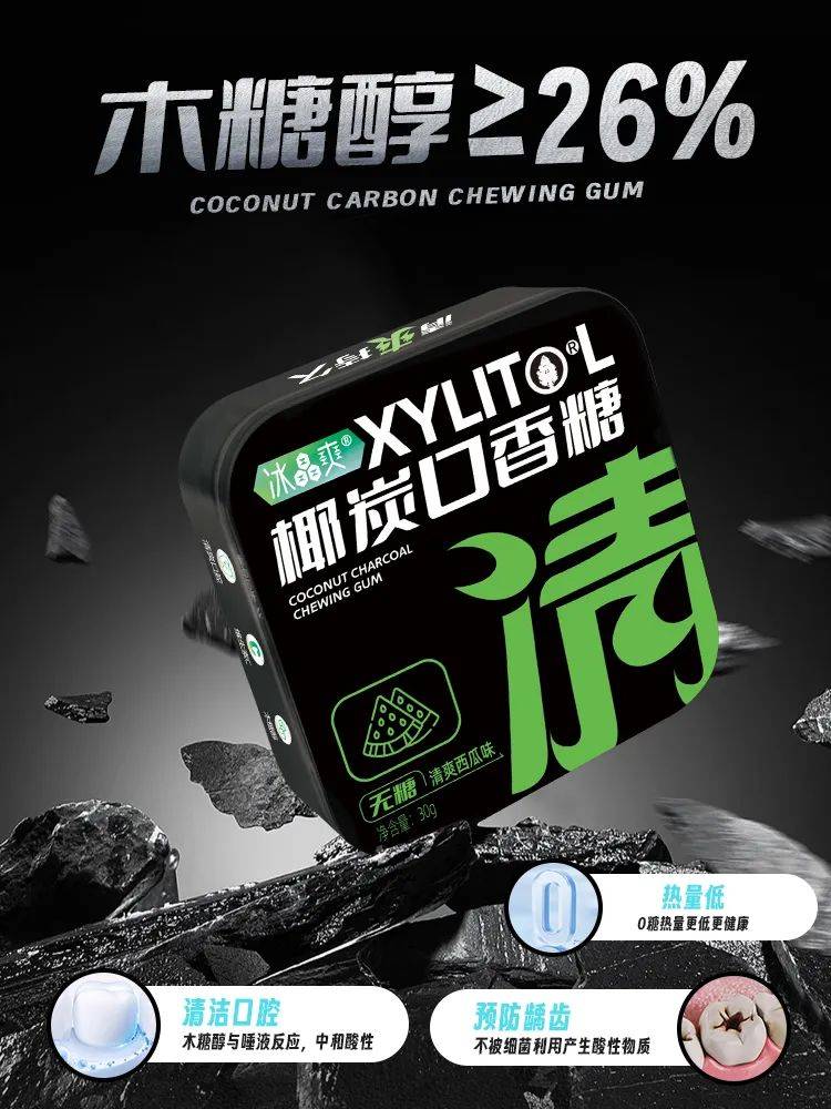 黑的口香糖正掀起糖果界“黑科技”风暴凯发k8国际厅登录打破常规！这款黑(图2)